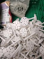 128 chevilles avec clous d'isolation 10x90, Enlèvement ou Envoi, Comme neuf