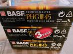 3 video's Cassette BASF VHS-C Cassette 45 minuten opname, 2 t/m 25 bandjes, Overige genres, Ophalen of Verzenden, Origineel