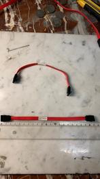 210 mm rode SATA-kabels x 2 kabels voor harde schijven, Ophalen of Verzenden, Gebruikt, Minder dan 2 meter, Overige kabels