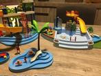 Playmobil sets zwembad, kermis en school, Ophalen, Zo goed als nieuw
