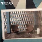 Vliesbehang lime kwaliteit-12stuks-prijs/stuk(ook in blauw), Huis en Inrichting, Stoffering | Behang, Ophalen of Verzenden, Blauw