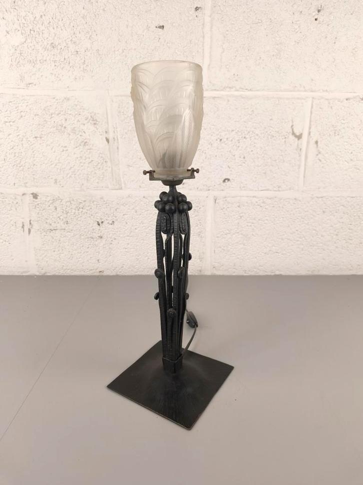Art deco tafellamp Schneider, Antiek en Kunst, Antiek | Verlichting, Ophalen of Verzenden