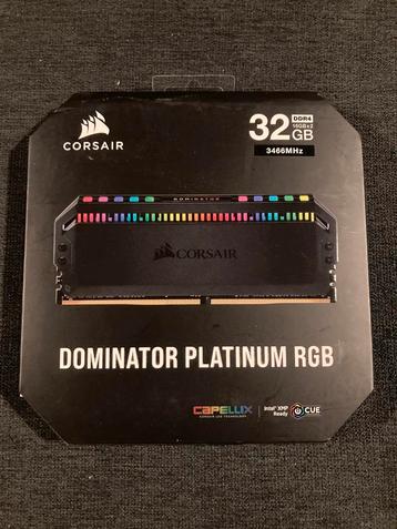 Corsair Dominator Platinum RGB 32GB beschikbaar voor biedingen