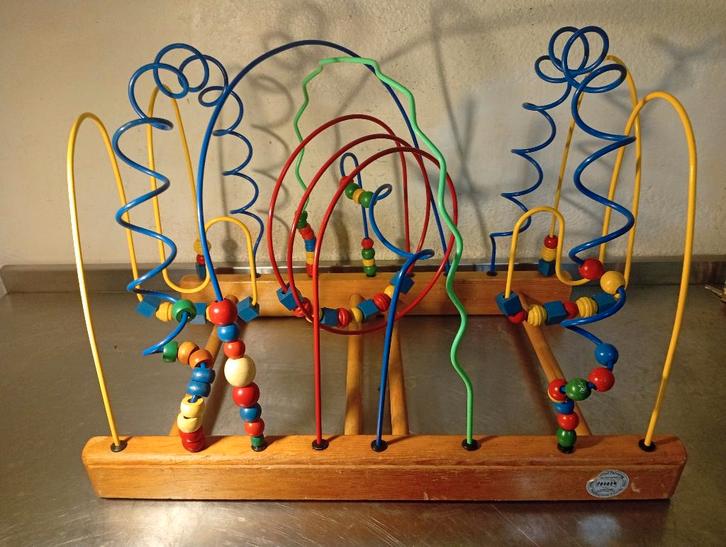 Vintage pareldoolhofspeelgoed van groot formaat, Kinderen en Baby's, Speelgoed | Houten speelgoed, Ophalen