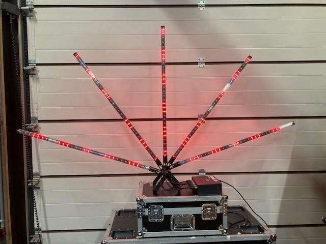 6 x PIXELTUBE SET - LEDBUIZENSET MET CONTROLLER EN VOET, Muziek en Instrumenten, Licht en Laser, Zo goed als nieuw, Ophalen