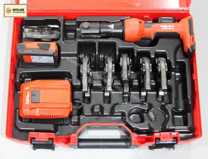 Location sertisseuse NPR 19-A avec mâchoires Alpex et cuivre, Doe-het-zelf en Bouw, Sanitair, Zo goed als nieuw, Overige typen