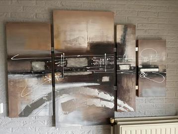 Groot kunstwerk 160 x 115cm beschikbaar voor biedingen
