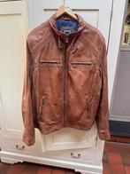 Leren jas DNR Maat 58, Kleding | Heren, Jassen | Zomer, Ophalen, Zo goed als nieuw, Maat 56/58 (XL), Bruin