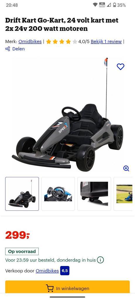 Drift kar, Kinderen en Baby's, Speelgoed | Buiten | Accuvoertuigen, Zo goed als nieuw, Ophalen