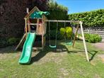 Speelhuisje met schommels jungle thema, Kinderen en Baby's, Speelgoed | Buiten | Speeltoestellen, Ophalen, Zo goed als nieuw