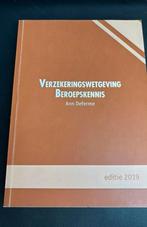Verzekeringswetgeving beroepskennis, Enlèvement ou Envoi, Comme neuf