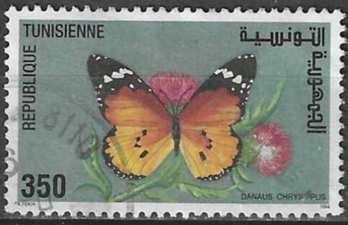 Tunesie 1960 - Yvert 1232 - Kleine monarchvlinder (ST), Postzegels en Munten, Postzegels | Afrika, Gestempeld, Overige landen