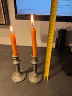 Kleine kandelaars - poppenhuis? 18e of 19e eeuw, Antiek en Kunst, Ophalen of Verzenden, Overige materialen