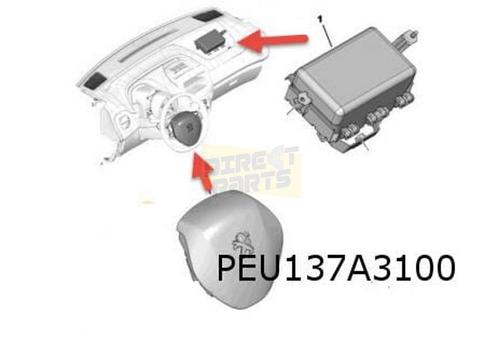 Citroën C1 / Peugeot 108 (5/14-) bijrijdersairbag Origineel!, Autos : Pièces & Accessoires, Tableau de bord & Interrupteurs, Citroën