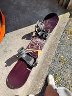 Snowboard 150 generics met bindingen en boots maat 43, Sport en Fitness, Snowboarden, Ophalen, Zo goed als nieuw, Bindingen