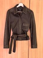 Veste en cuir noir cloutée de la marque Ibana, Kleding | Dames, Jasjes, Kostuums en Pakken, Ophalen, Zwart