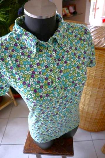 vintage retro groen T-shirt blouse beschikbaar voor biedingen