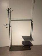 Moderne kapstok met schoenenrek – donker houtlook, Ophalen, Nieuw, Overige typen, 150 tot 200 cm