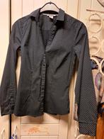 H&M chemisier noir, Ophalen of Verzenden, Gedragen, Wit