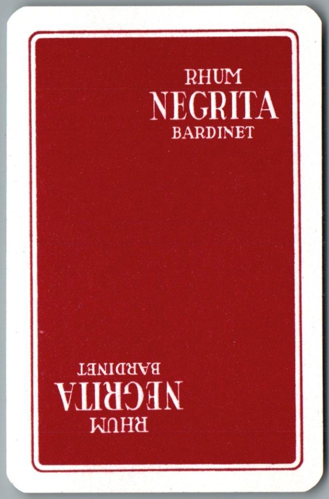 speelkaart - LK13357 - Negrita rum, Verzamelen, Speelkaarten, Jokers en Kwartetten, Zo goed als nieuw, Speelkaart(en), Verzenden