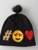 bonnet noir Smiley - phonicons, Fille, Bonnet, Utilisé, Enlèvement ou Envoi