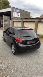 Peugeot 208 2017  110DKM, Auto's, Stof, Zwart, Bedrijf, 5 deurs