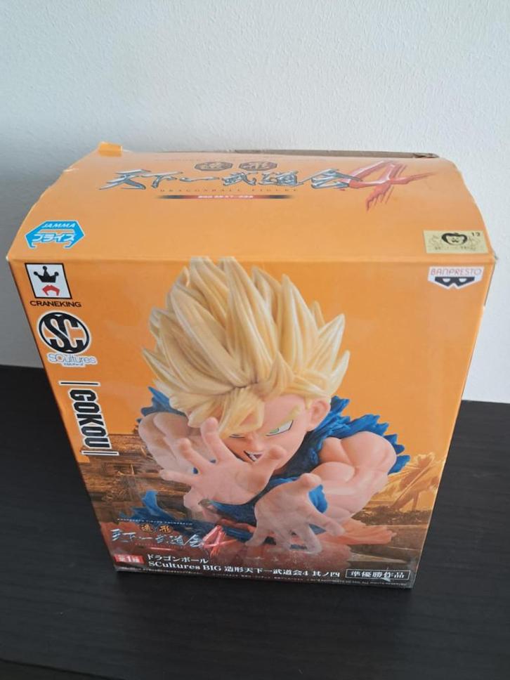 Goku - SCultures SSJ Banpresto, Verzamelen, Beelden en Beeldjes, Gebruikt, Overige typen, Ophalen of Verzenden