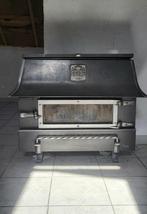 Vintage Gietijzeren Houtkachel, Huis en Inrichting, Kachels, Ophalen, Gebruikt, Houtkachel, Vrijstaand