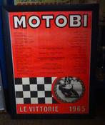 Rare affiche de course moto MOTOBI Benelli 1965, Collections, Enlèvement ou Envoi, Utilisé, Motos