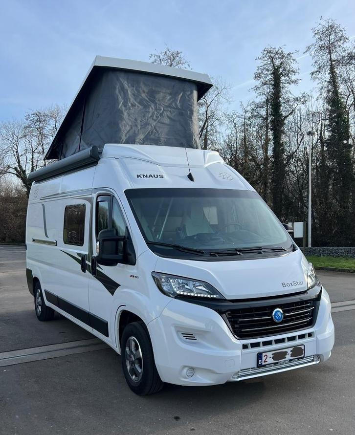Knaus boxstar street 600 met hef dak in topstaat !, Caravans en Kamperen, Mobilhomes, Particulier, tot en met 5, Buscamper of Camperbus