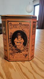Colman's Mustard blikken doos, vintage, Verzamelen, Blikken, Gebruikt, Ophalen of Verzenden