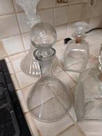 Verschillende glazen mooie flessen, Huis en Inrichting, Woonaccessoires | Vazen, Ophalen