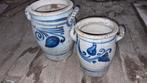 2 bloempotten geschilderd, Ophalen, Zo goed als nieuw