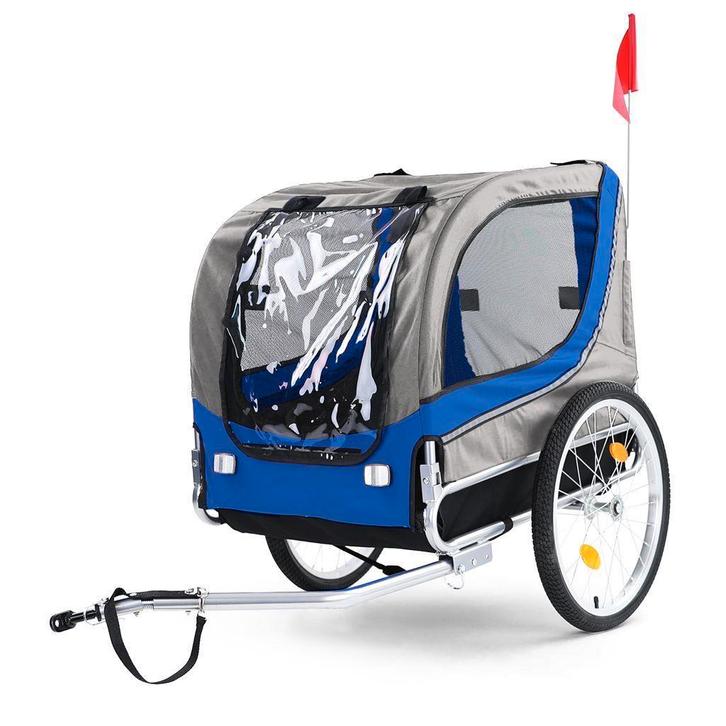 Hondenfietskar Fietskar Hond Opvouwbaar Blauw / Grijs Tot 40, Autos : Divers, Tuning & Styling, Envoi