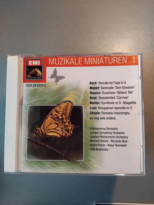CD. Miniatures musicales 1. (EMI)., CD & DVD, CD | Classique, Comme neuf, Enlèvement ou Envoi