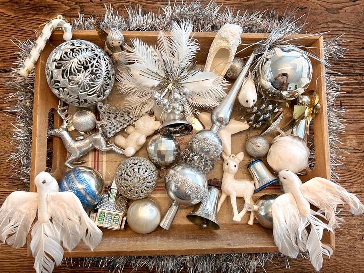 Vintage kerstversiering, Diversen, Kerst, Gebruikt, Ophalen of Verzenden