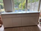 Dressoir glanzend wit, Ophalen, Gebruikt, 200 cm of meer, Modern