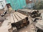 Zware houten balken, Tuin en Terras, Palen, Balken en Planken, Ophalen, Gebruikt, Balken