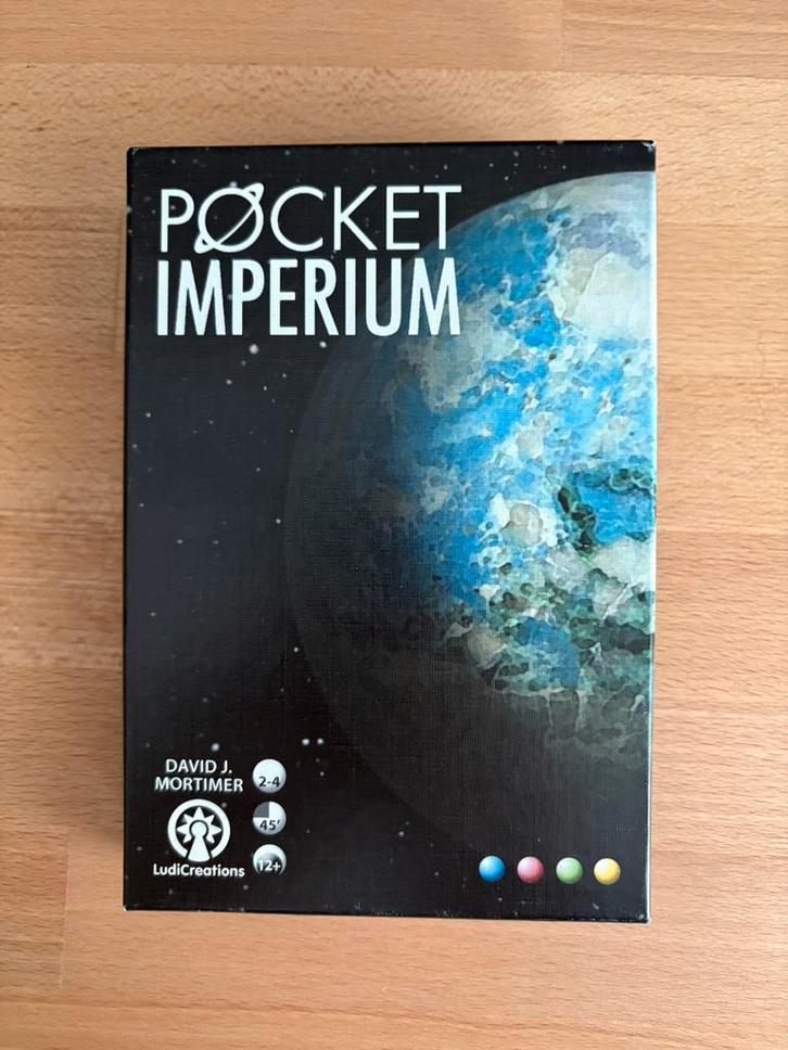 Pocket Imperium, Hobby en Vrije tijd, Gezelschapsspellen | Bordspellen, Zo goed als nieuw, Een of twee spelers, Drie of vier spelers