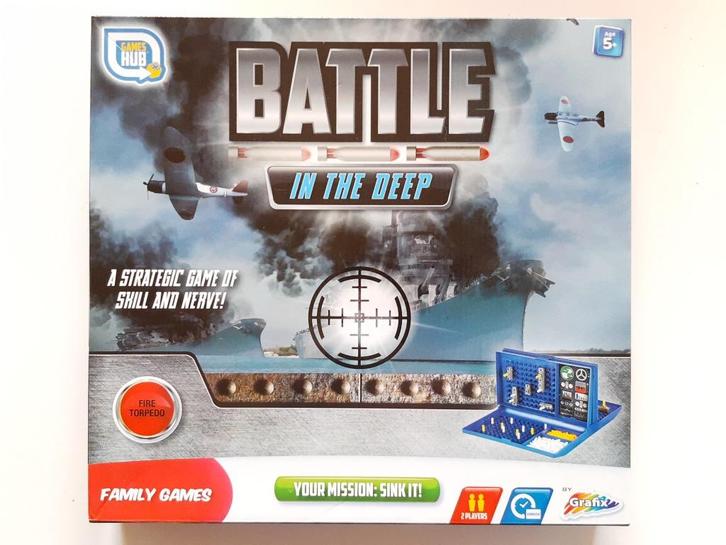Battle in the deep, Hobby en Vrije tijd, Gezelschapsspellen | Overige, Nieuw, Een of twee spelers, Ophalen of Verzenden