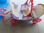 Barbie koets, Kinderen en Baby's, Speelgoed | Poppen, Ophalen of Verzenden, Zo goed als nieuw, Barbie