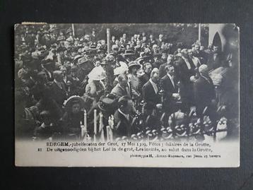 Postkaart Edegem Jubelfeesten der grot 1909 nr 11 Het lof disponible aux enchères