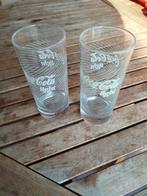 Collectors item eerste editie cola light glazen, Verzamelen, Ophalen, Zo goed als nieuw