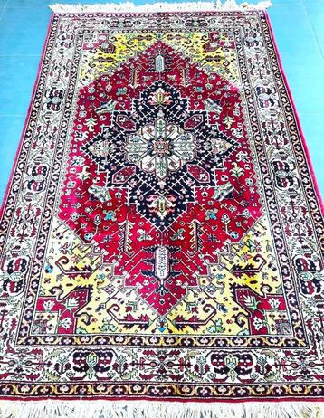 Prachtige handgeknoopt Perzische tapijt (Tabriz) 270x180 cm, 150 à 200 cm, Comme neuf, Rectangulaire, Crème
