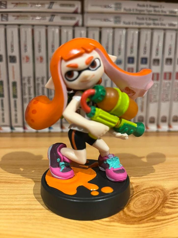 Amiibo Inkling Girl (Splatoon), Games en Spelcomputers, Games | Nintendo Wii, Zo goed als nieuw, Ophalen of Verzenden