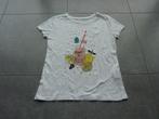 T-shirt Camaïeu maat S, Kleding | Dames, T-shirts, Ophalen of Verzenden, Wit, Zo goed als nieuw, Maat 36 (S)