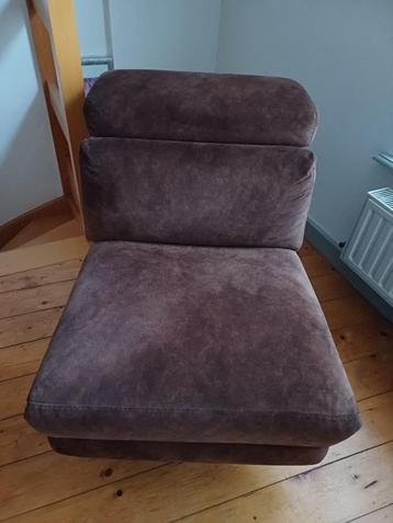 Module fauteuil extensible Italien, Maison & Meubles, Moins de 75 cm, Moins de 150 cm, Enlèvement, Tissus