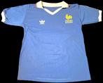 Vintage Shirt Frankrijk Platini WK 1978 79 82 Adidas, Maillot, Utilisé, Envoi
