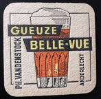 GUEUZE BELLE-VUE onderzetter, Verzamelen, Biermerken, Viltje(s), Ophalen of Verzenden