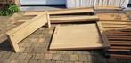 Extra lang Bedframe en lattenbodem 90 x 220, Huis en Inrichting, Slaapkamer | Bedden, Ophalen, Gebruikt, 90 cm, Eenpersoons